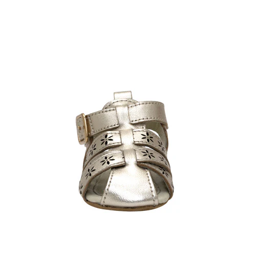 Fleur First Kick Sandals - Gold by Robeez - FINAL SALE - Image 3