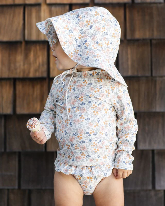 Floppy Swim Hat - Flower Field by Rylee + Cru - Image 2