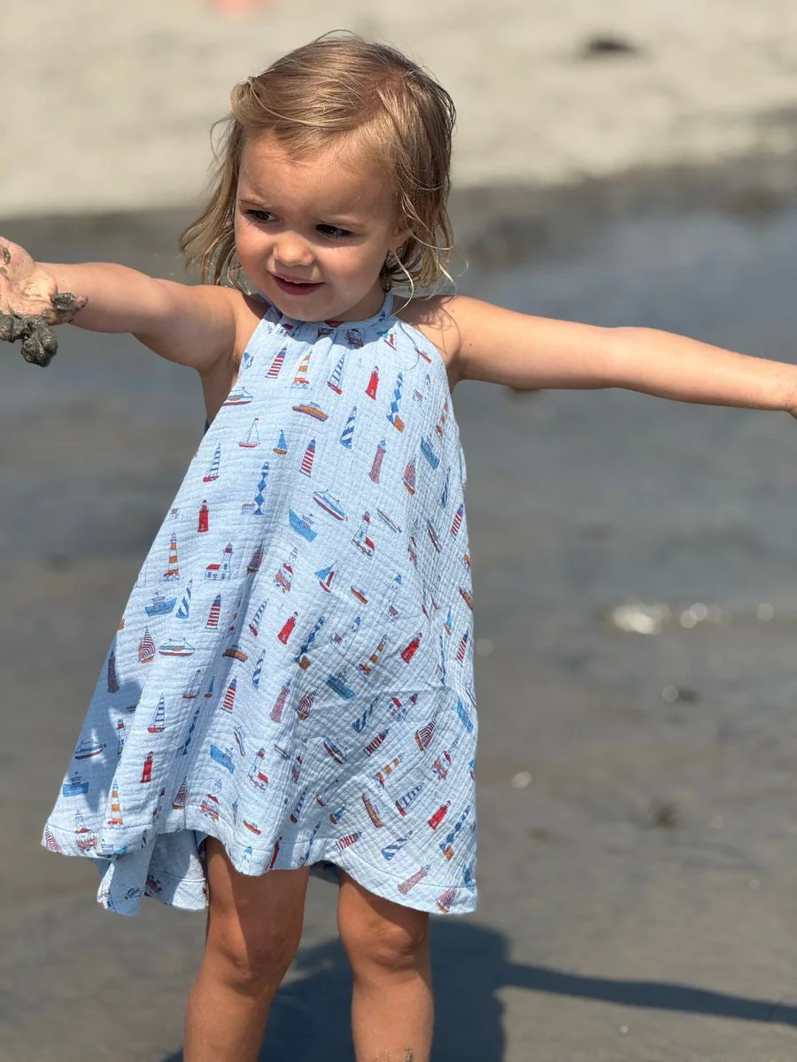Florrie Dress - Lighthouses by Ettie & H - Image 2