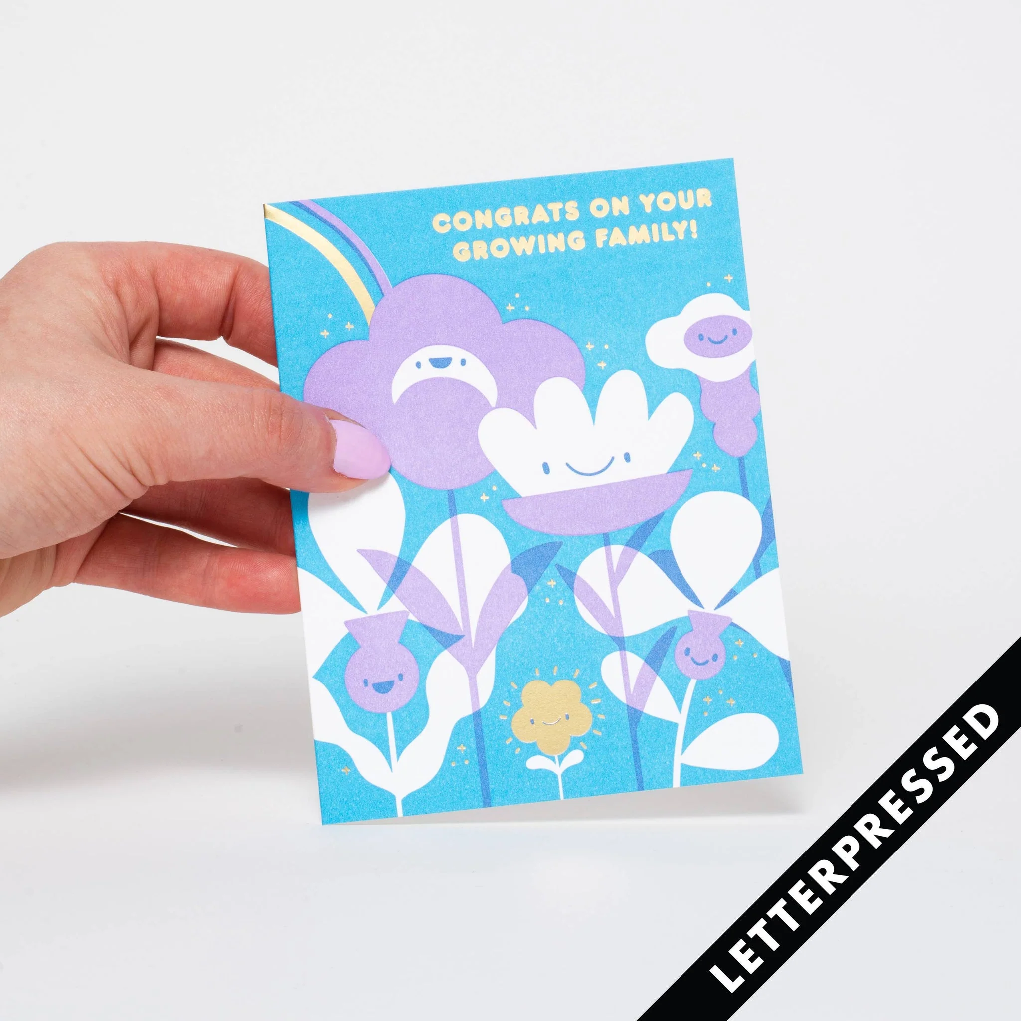 Flower Baby Card by HELLO! LUCKY - Image 2