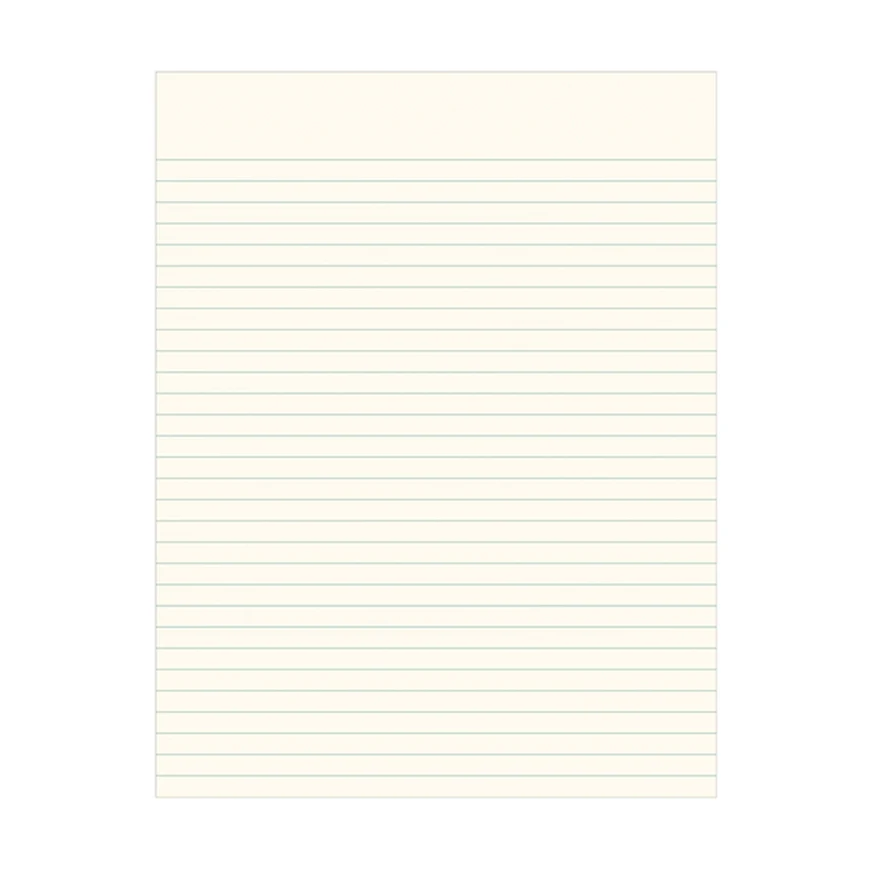 Flower Grid Journal: Lined Notebook - Shell/Mulberry by Ruff House Print Studio - Image 2