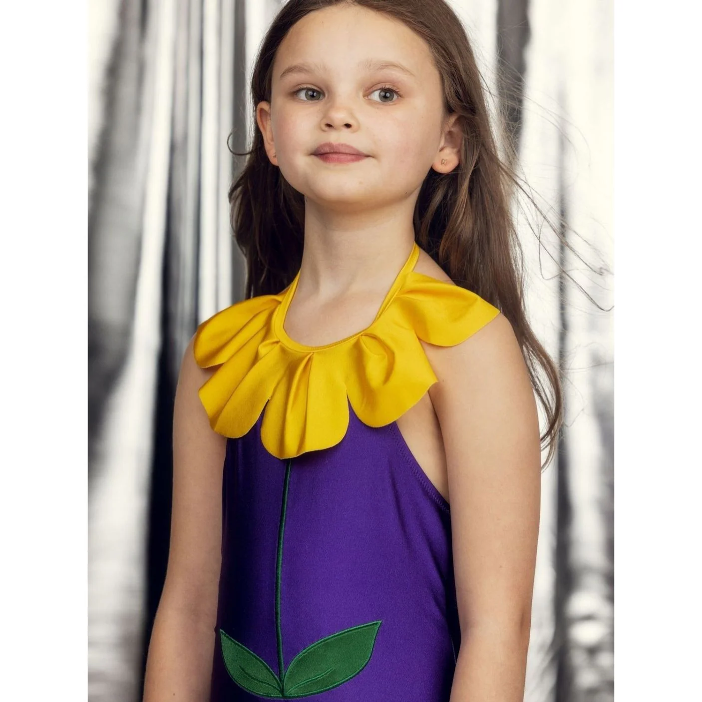 Flower Halterneck Swimsuit by Mini Rodini - Image 3