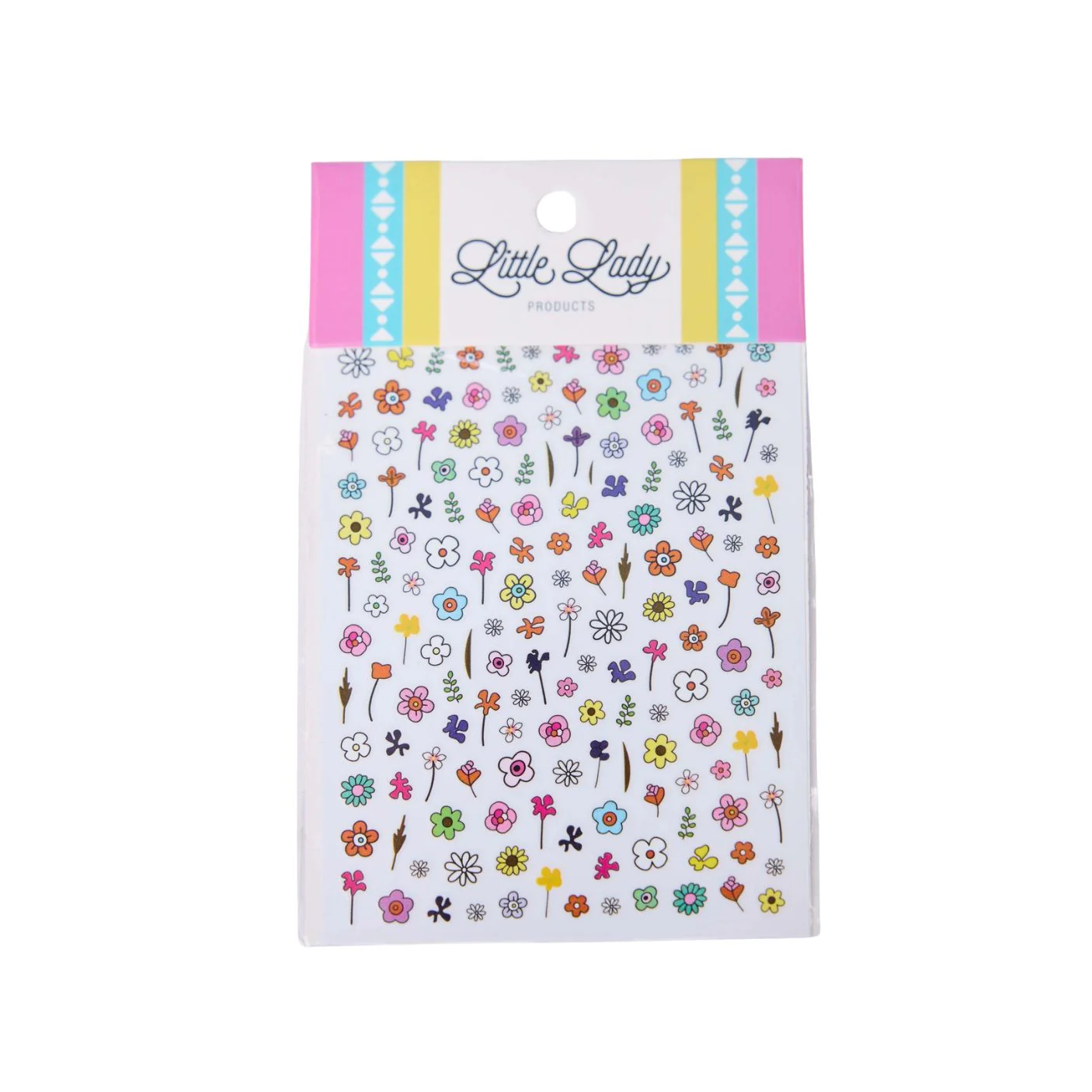 Flower Power Nail Stickers by Little Lady Products