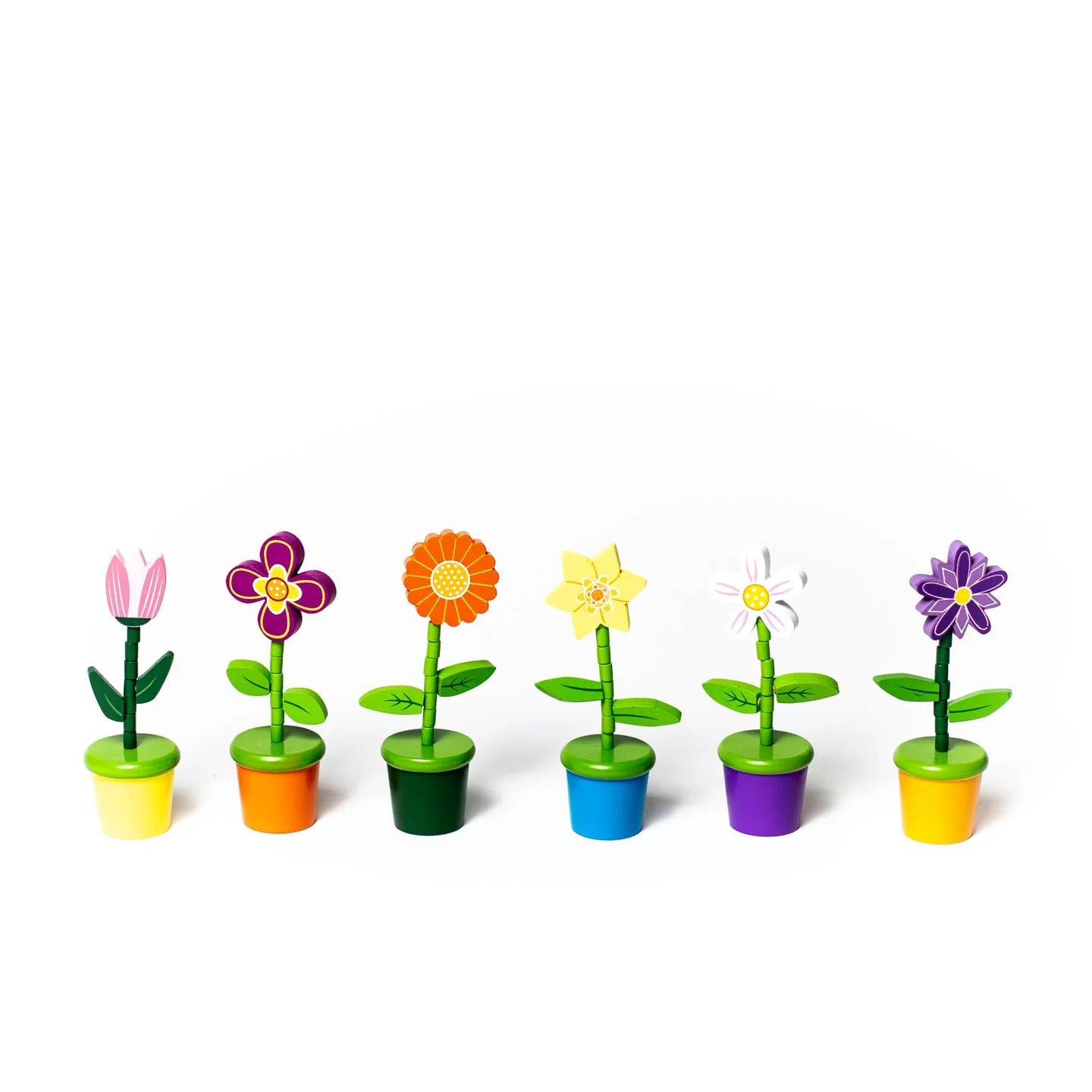 Flower Push Puppets (1 Unit Assorted) by Jack Rabbit Creations - Image 3