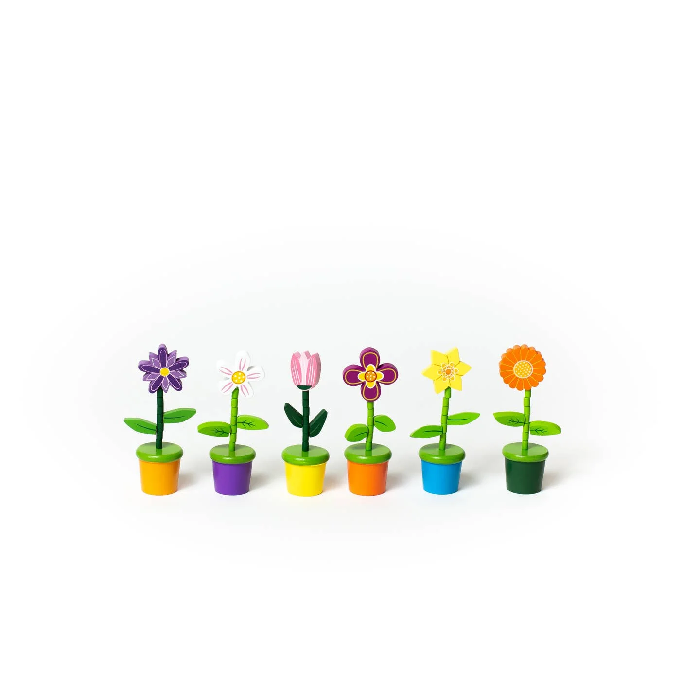 Flower Push Puppets (1 Unit Assorted) by Jack Rabbit Creations - Image 4