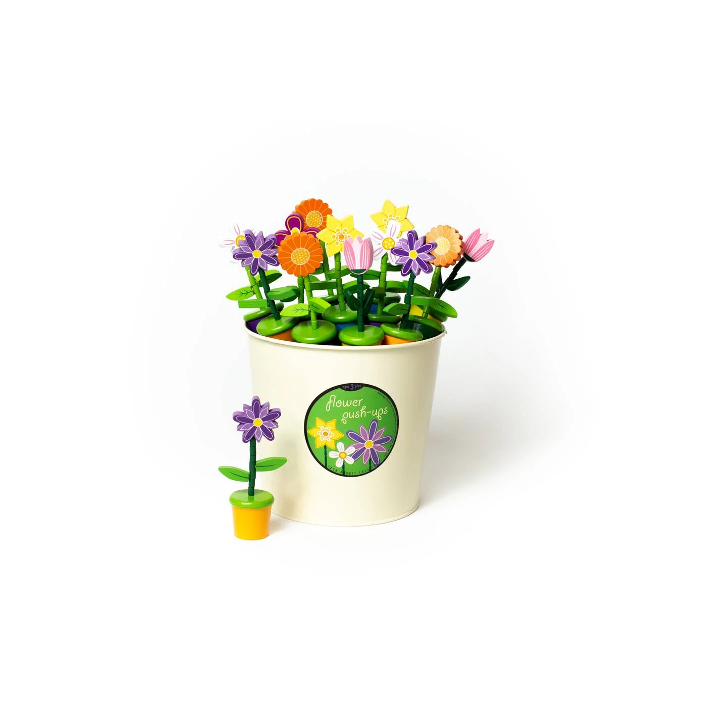Flower Push Puppets (1 Unit Assorted) by Jack Rabbit Creations - Image 5