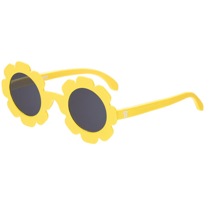 Flower Sunglasses on Hangtag - Yellow by Babiators - Image 2