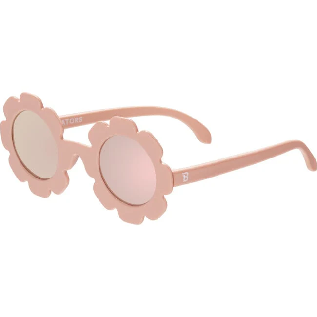 Flowers Polarized Sunglasses - Peachy Keen/Rose Gold Lenses by Babiators - Image 4
