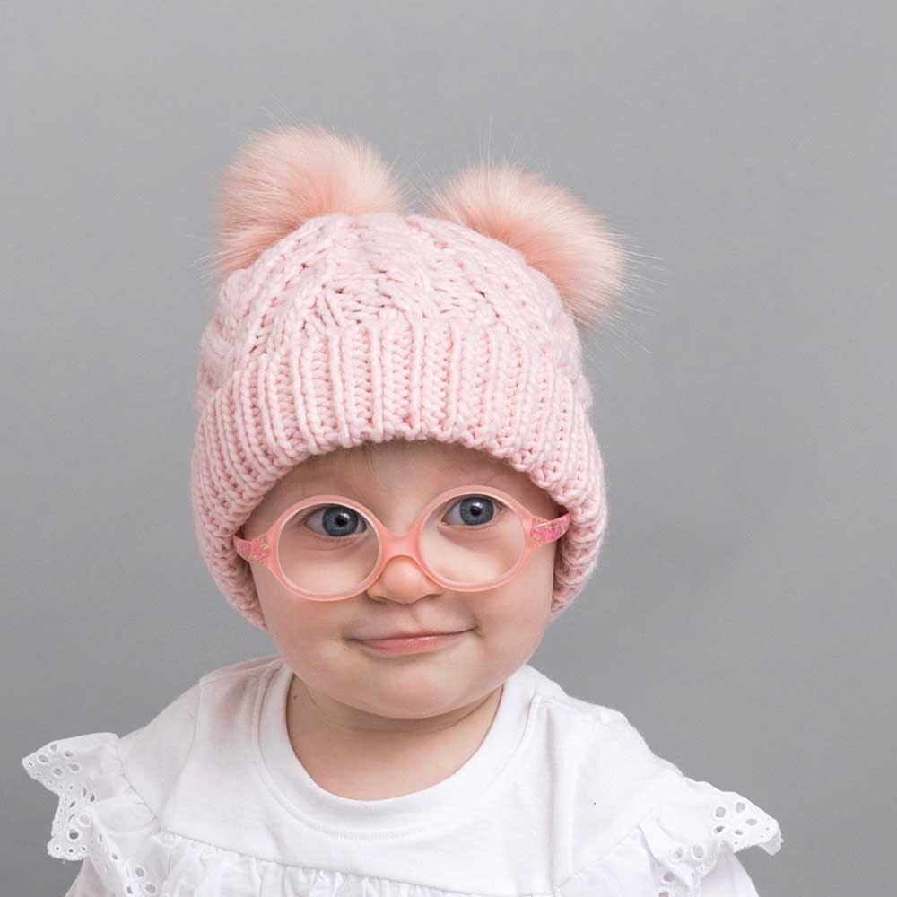 Fluffer Beanie Hat - Blush Pink by Huggalugs - Image 6