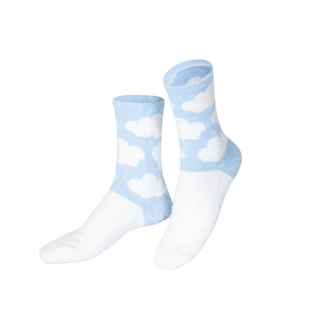 Fluffy Cloud Socks by Eat My Socks - Image 2