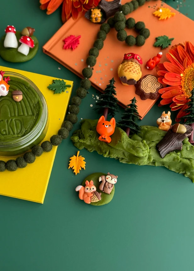 Forest Friends Sensory Play Dough Kit by Earth Grown KidDoughs - Image 4