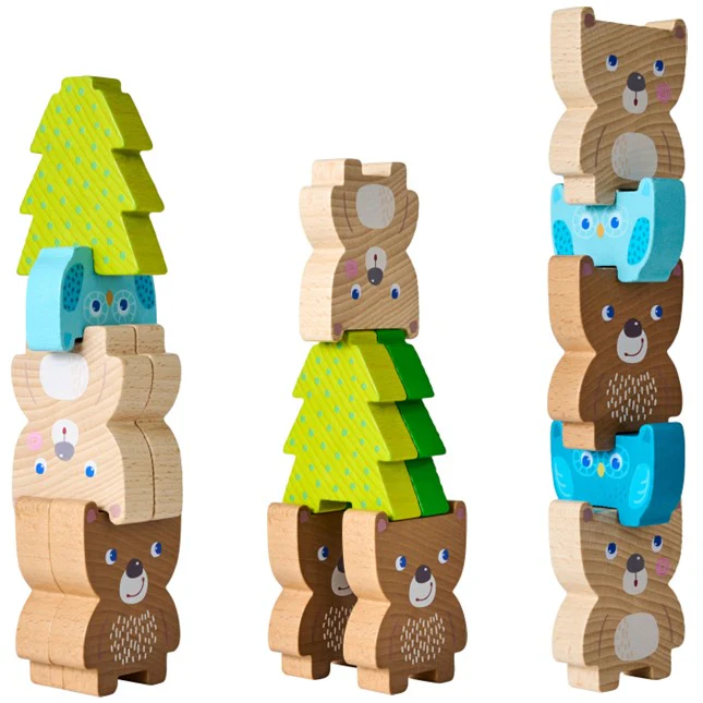 Forest Friends Stacking Game by Haba - Image 5