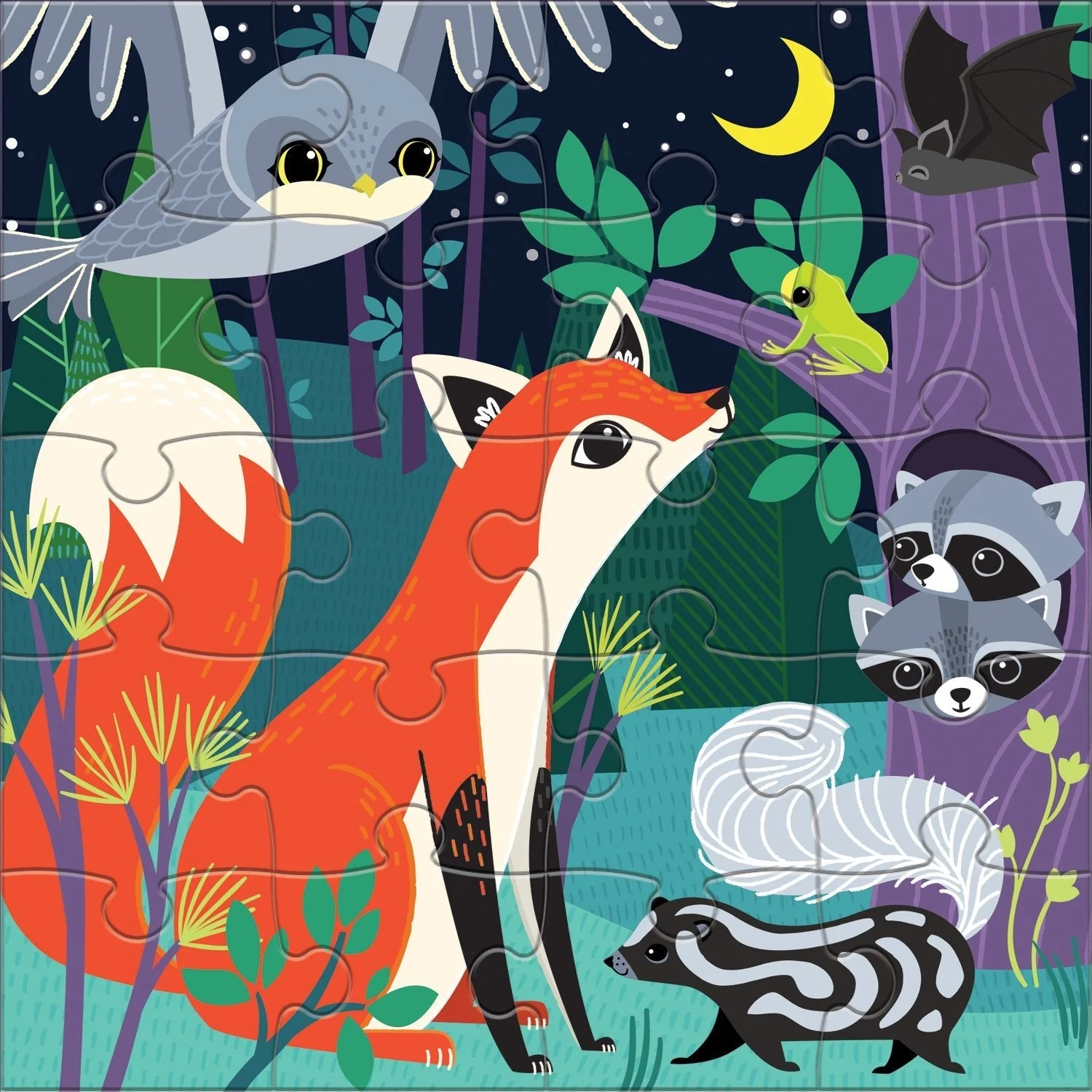 Forest Night & Day Magnetic Puzzles by Mudpuppy - Image 2