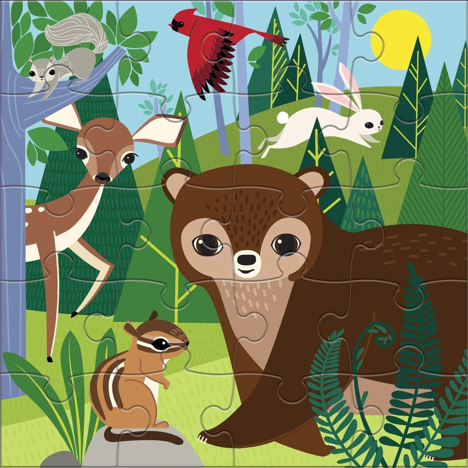 Forest Night & Day Magnetic Puzzles by Mudpuppy - Image 3