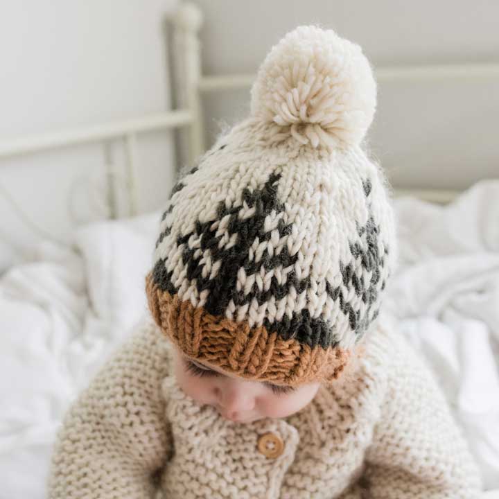 Forest Knit Hat - Cream by Huggalugs - Image 3