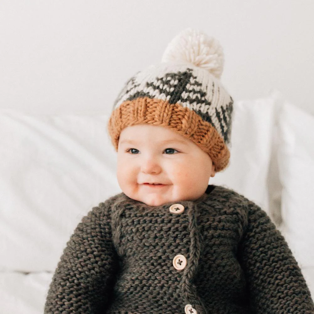 Forest Knit Hat - Cream by Huggalugs - Image 4