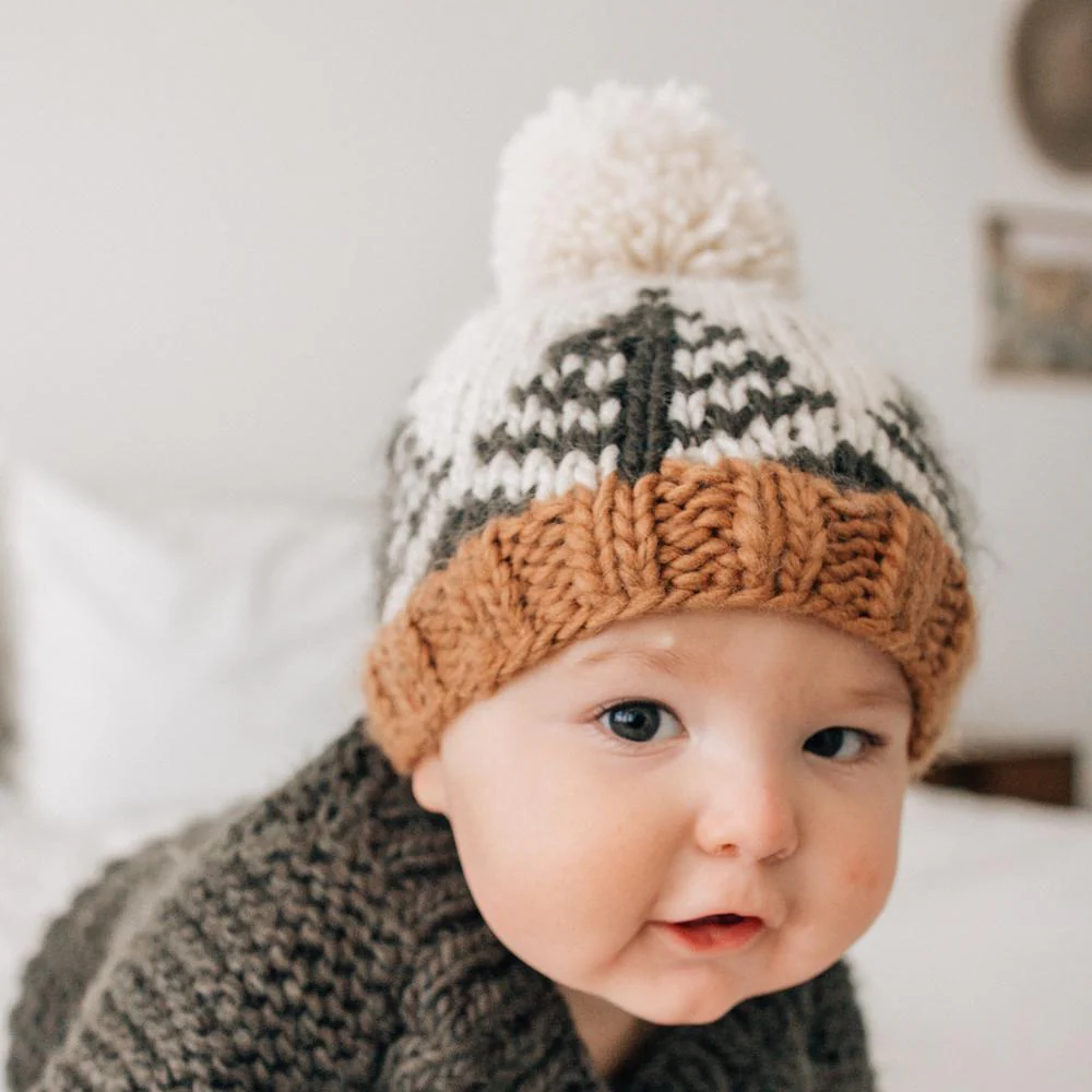 Forest Knit Hat - Cream by Huggalugs - Image 5