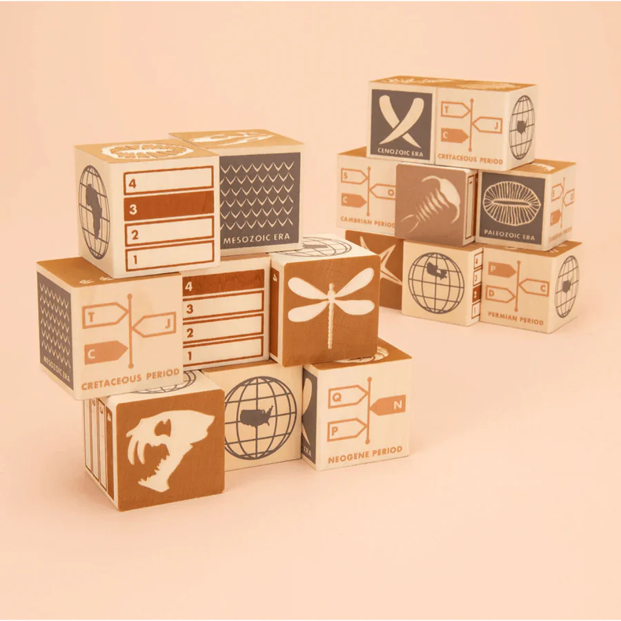 Fossil Wooden Blocks by Uncle Goose - Image 2