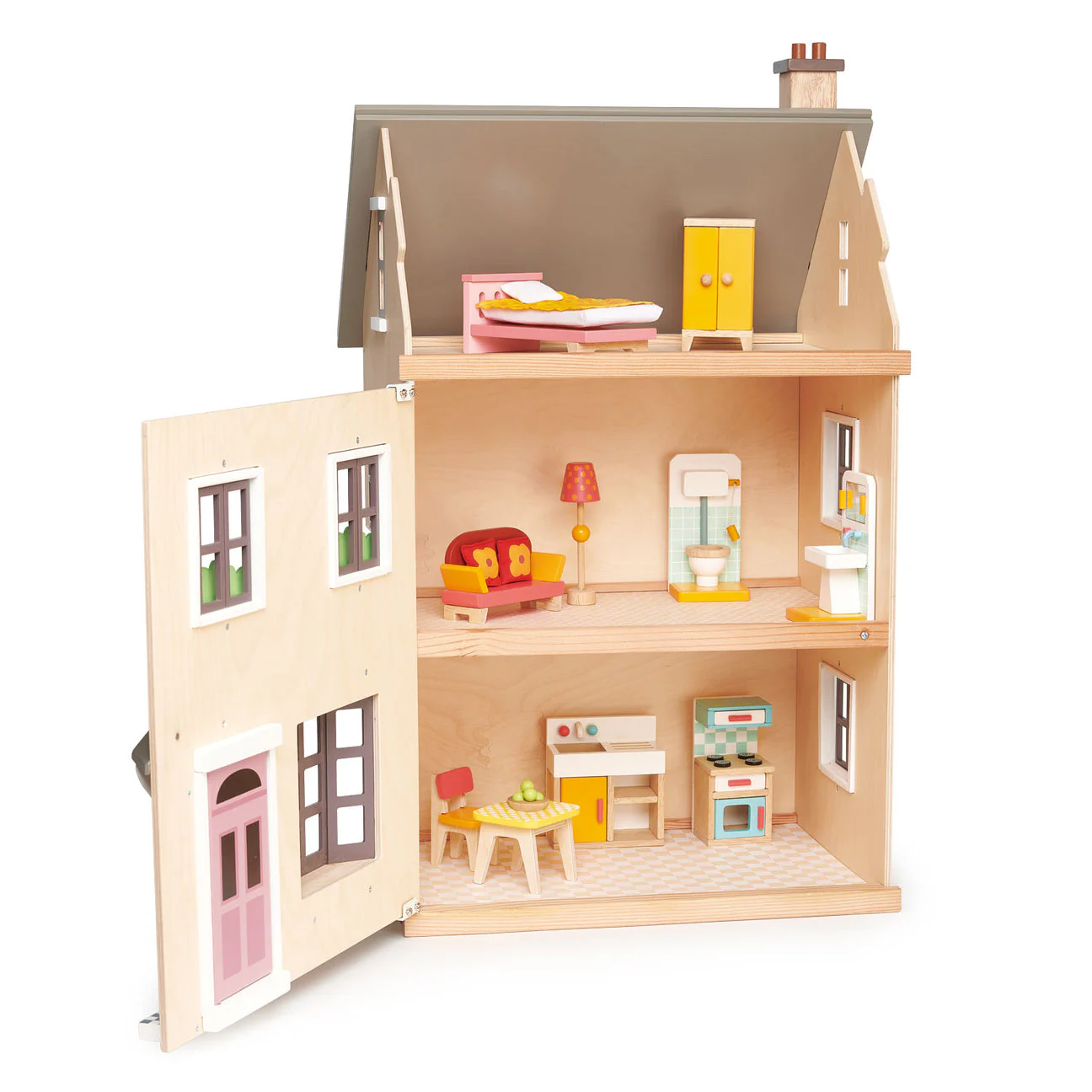 Foxtail Villa Wooden House by Tender Leaf Toys - Image 3