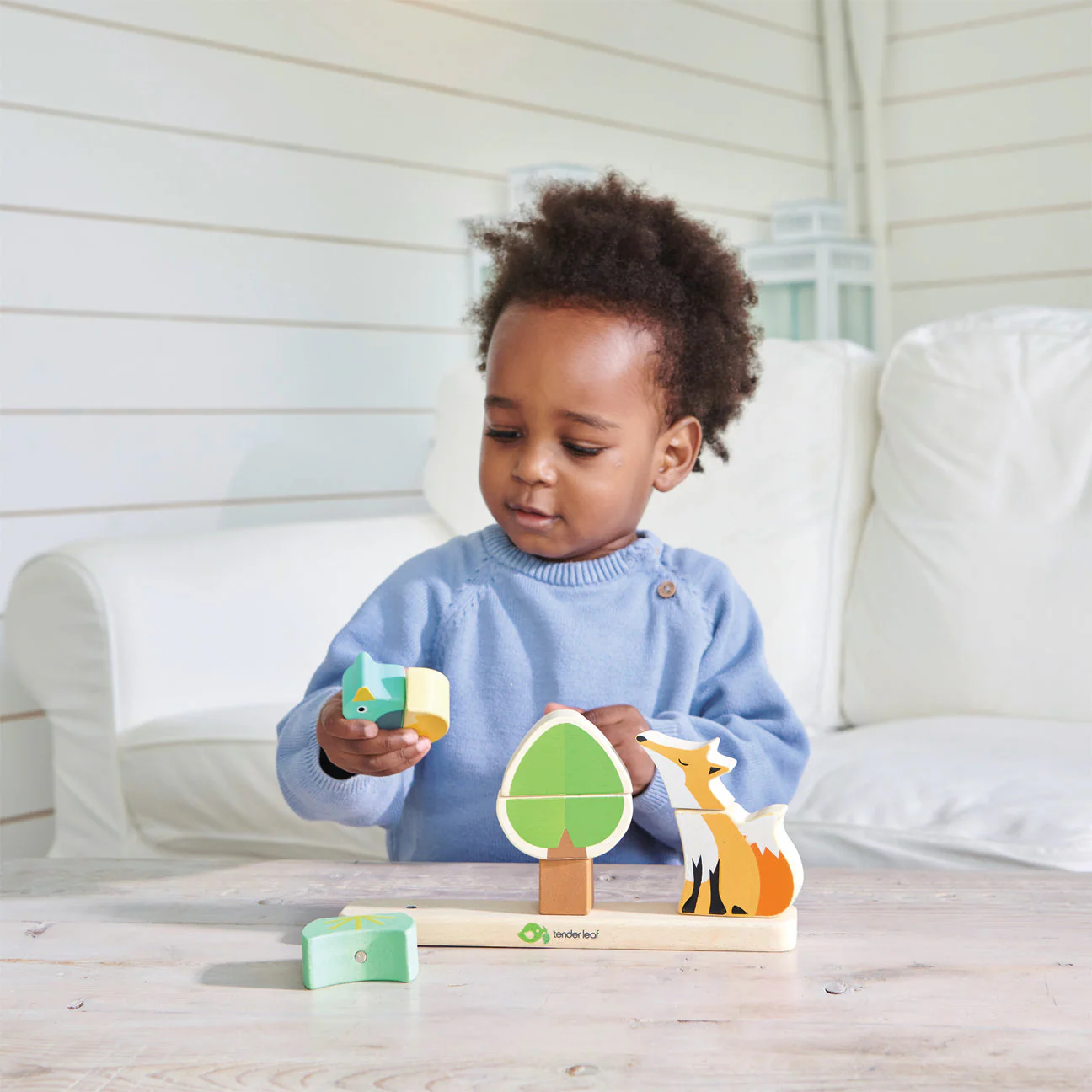 Foxy Stacker Wooden Magnetic Toy by Tender Leaf Toys - Image 5