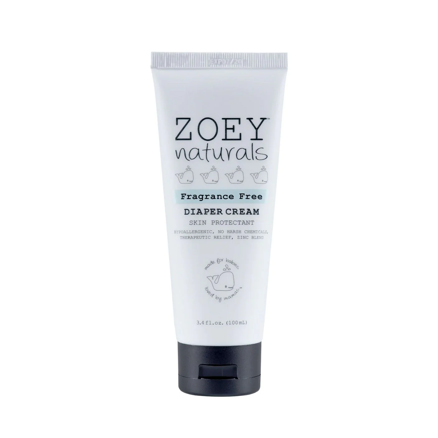 Fragrance-Free Diaper Cream by Zoey Naturals