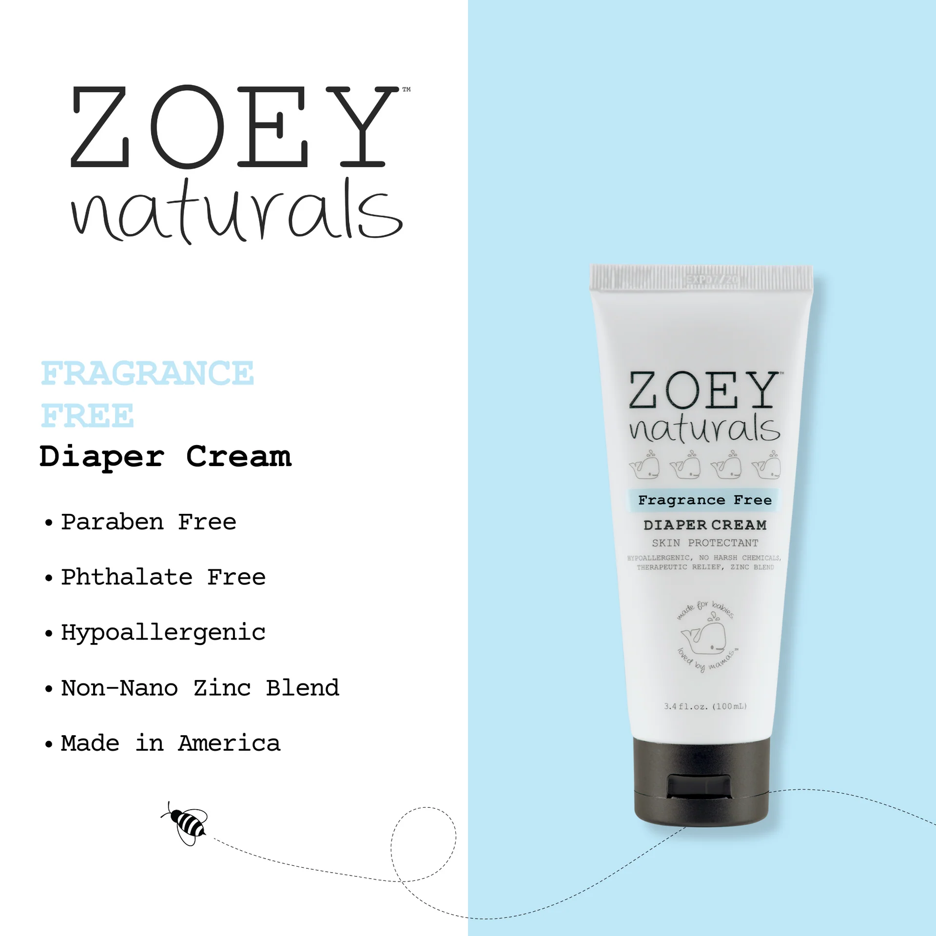Fragrance-Free Diaper Cream by Zoey Naturals - Image 7