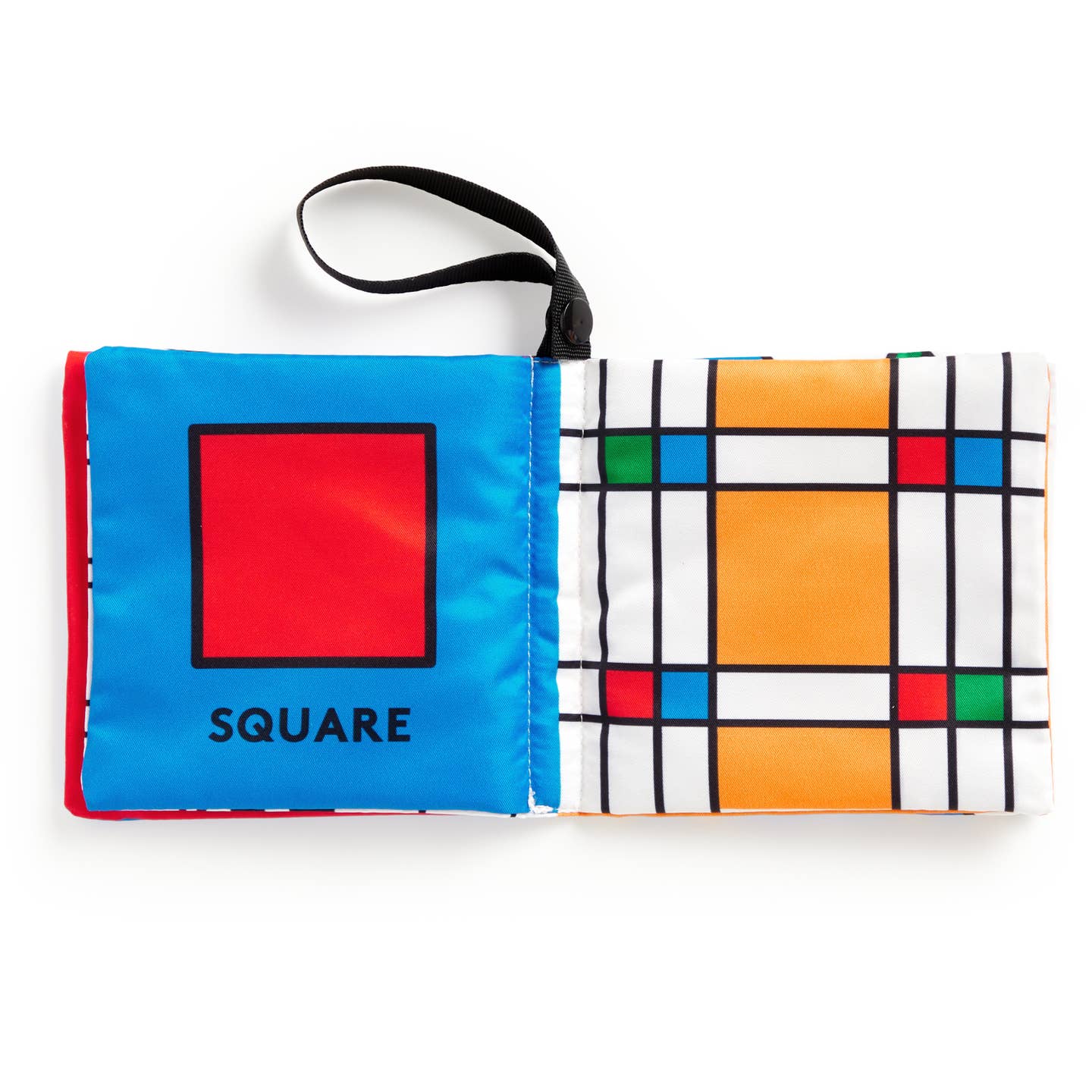 Frank Lloyd Wright My First Shapes Crinkle Fabric Stroller Book by Mudpuppy - Image 2