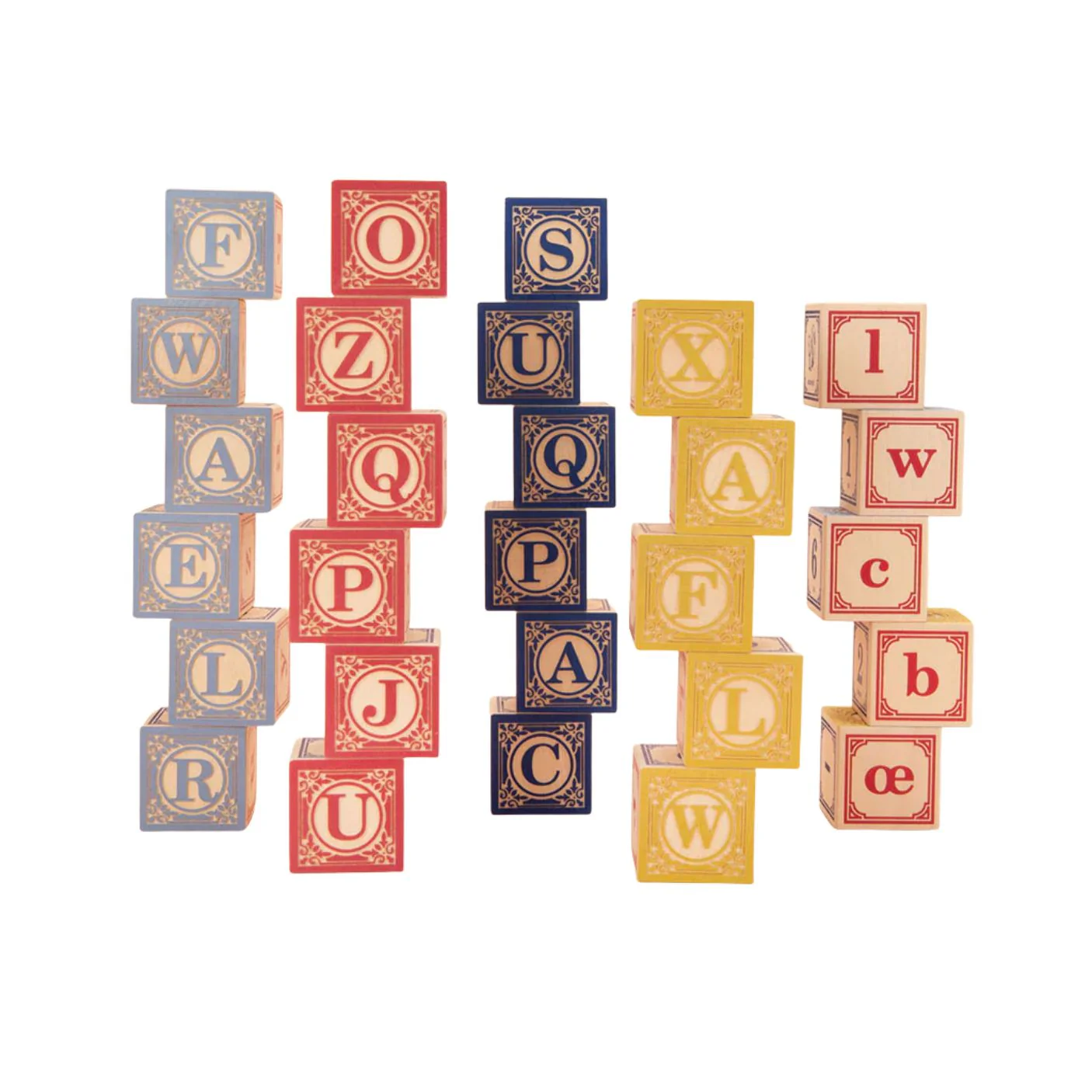 French Wooden ABC Blocks by Uncle Goose