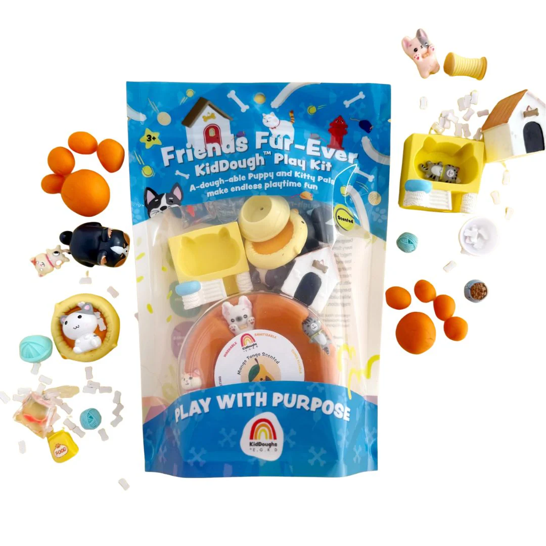 Friends Fur-Ever Play Dough Kit by Earth Grown KidDoughs - Image 6