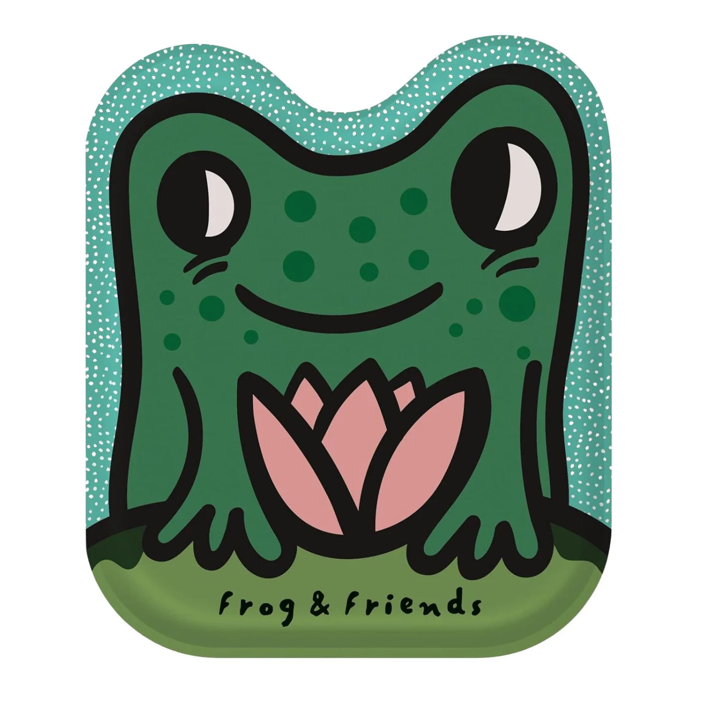 Frog and Friends Shaped Bath Book by Wee Gallery