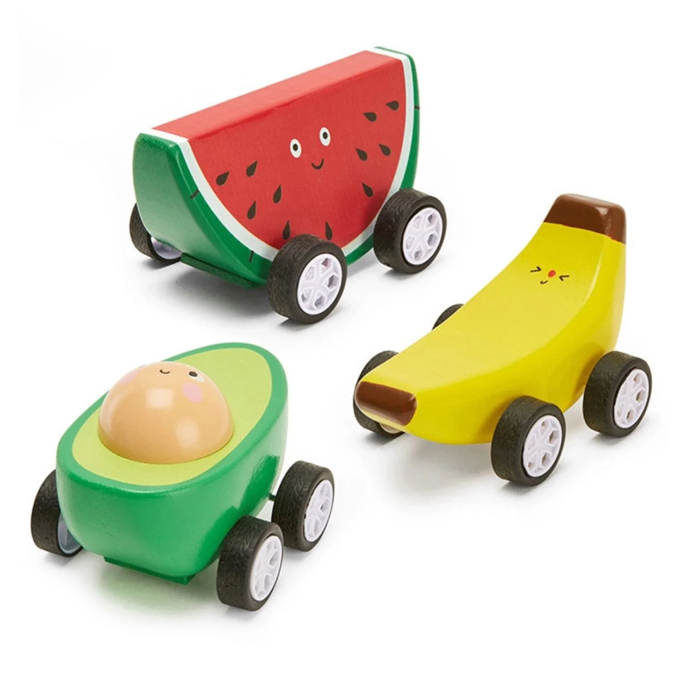 Fruit-Fun Pullback Cars (1 Unit Assorted) by Kikkerland - Image 2