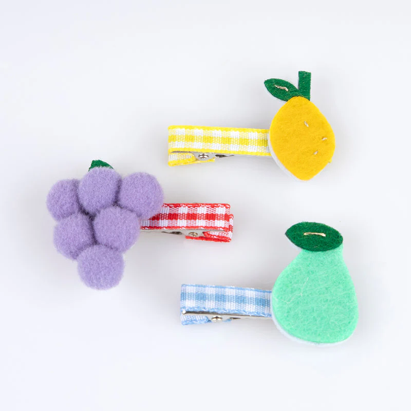 Fruit Hair Clips - Set of 6 by Meri Meri - Image 5