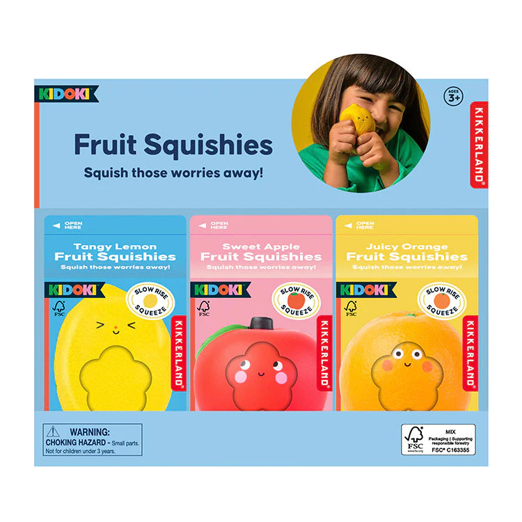 Fruit Squishies (1 Unit Assorted) by Kikkerland - Image 3