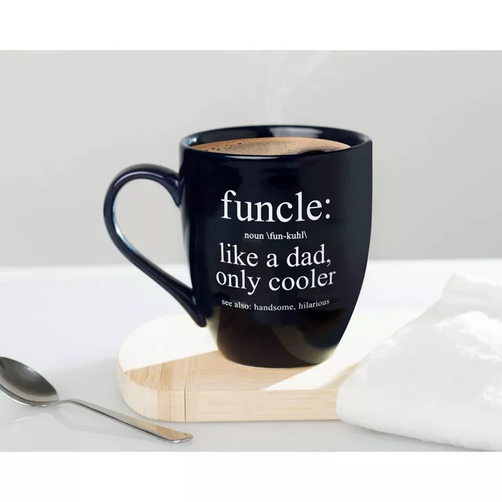 Funcle: Like a Dad, Only Cooler Mug - Blue by Pearhead - Image 2