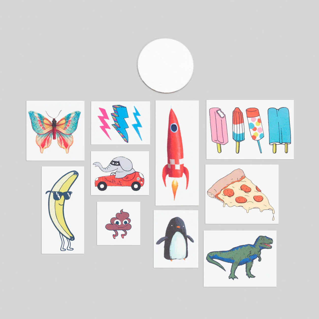 Funner Tattoo Tiny Tin - 10 Temporary Tattoos by Tattly - Image 4