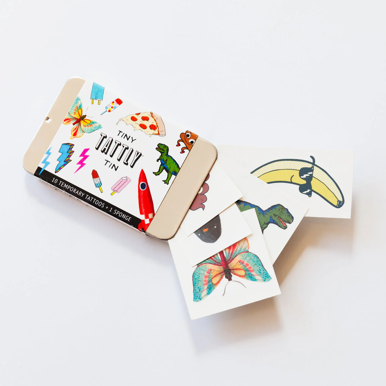 Funner Tattoo Tiny Tin - 10 Temporary Tattoos by Tattly - Image 5