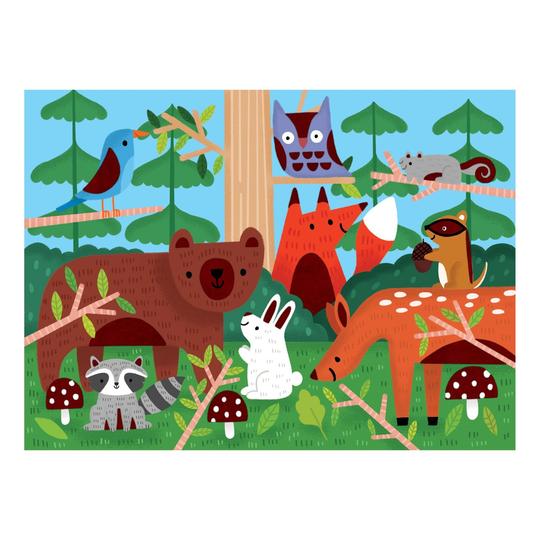 Fuzzy Puzzle - Woodland - Image 2