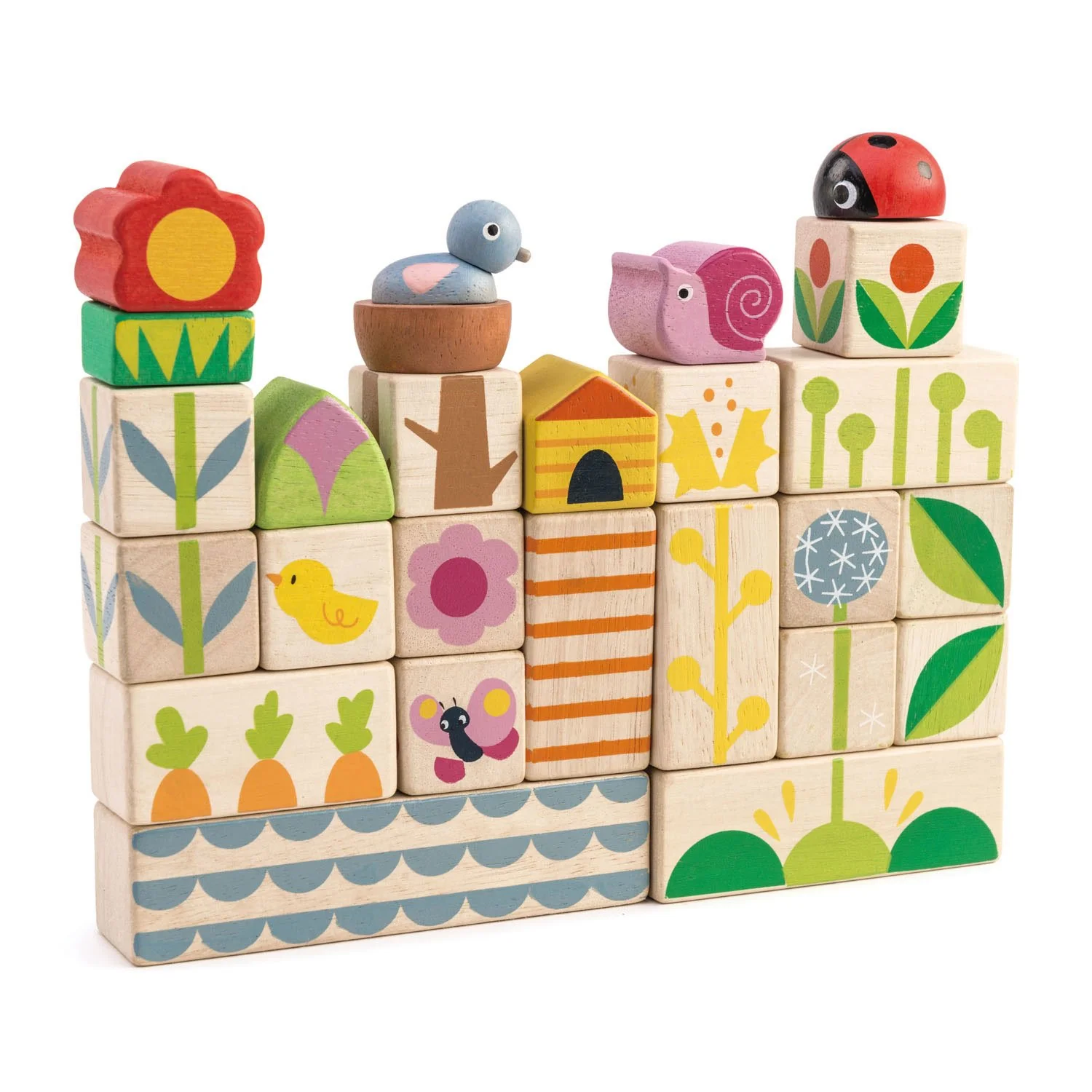 Garden Blocks Wooden Toys by Tender Leaf Toys - Image 2