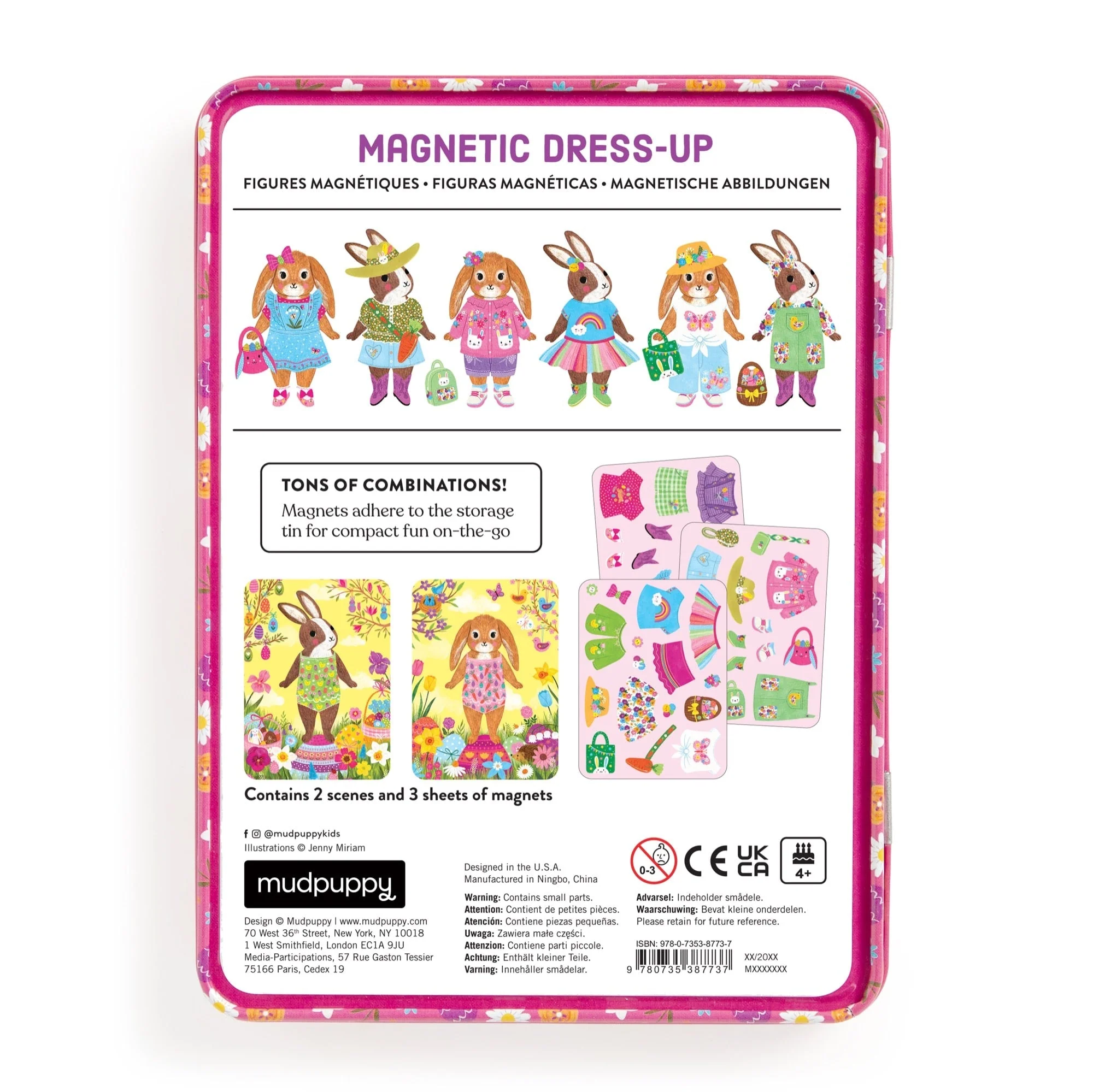 Garden Bunnies Magnetic Dress-up by Mudpuppy - Image 9