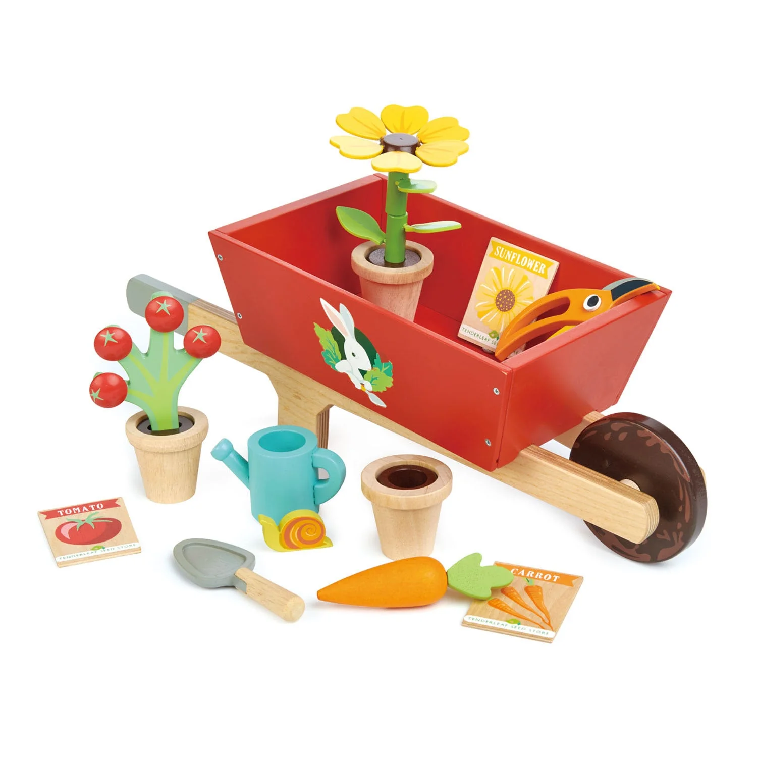 Garden Wheelbarrow Set by Tender Leaf Toys - Image 2