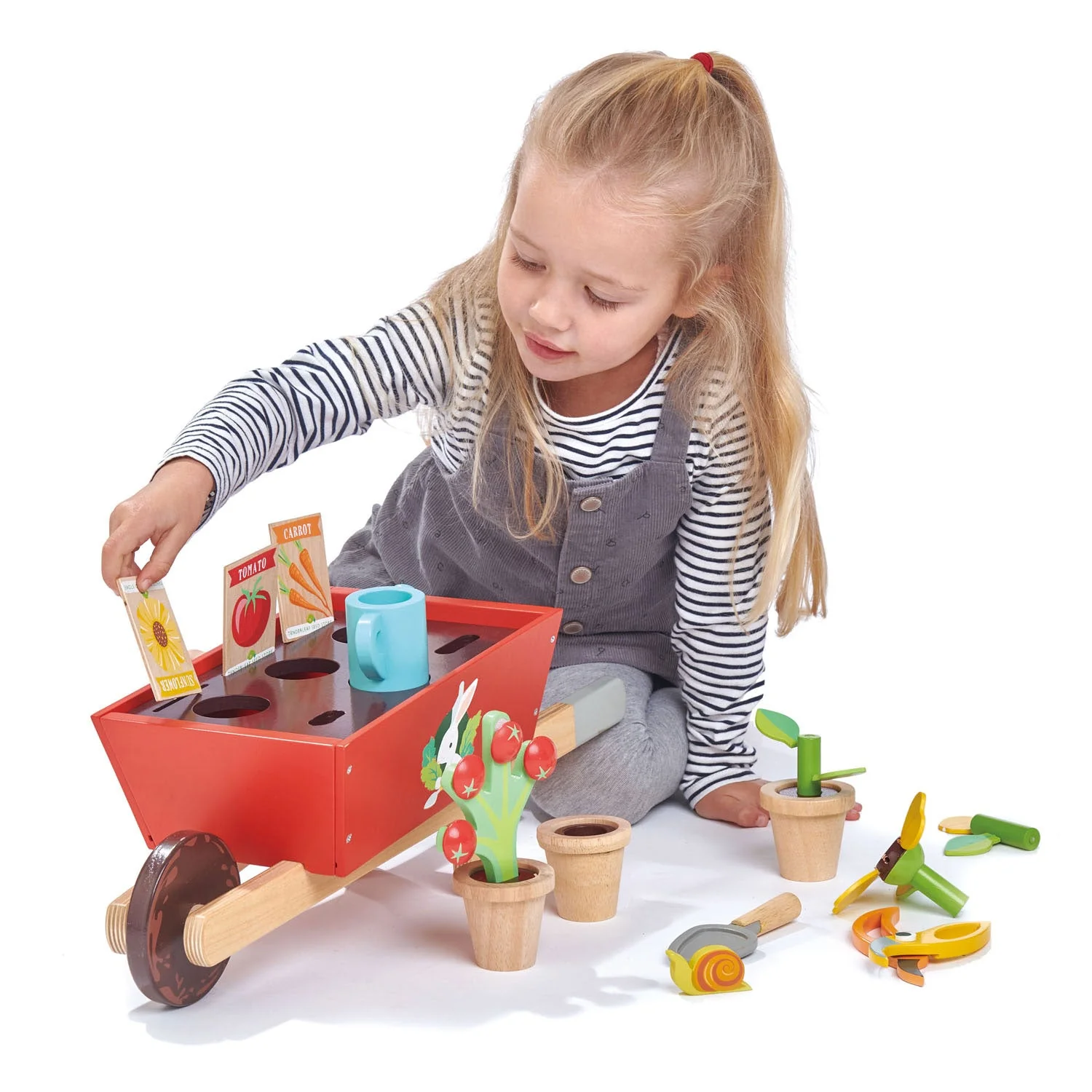 Garden Wheelbarrow Set by Tender Leaf Toys - Image 3