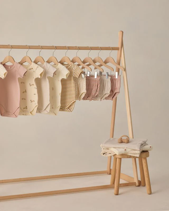 Gathered Bloomer - Poppy Stripe by Quincy Mae - Image 5