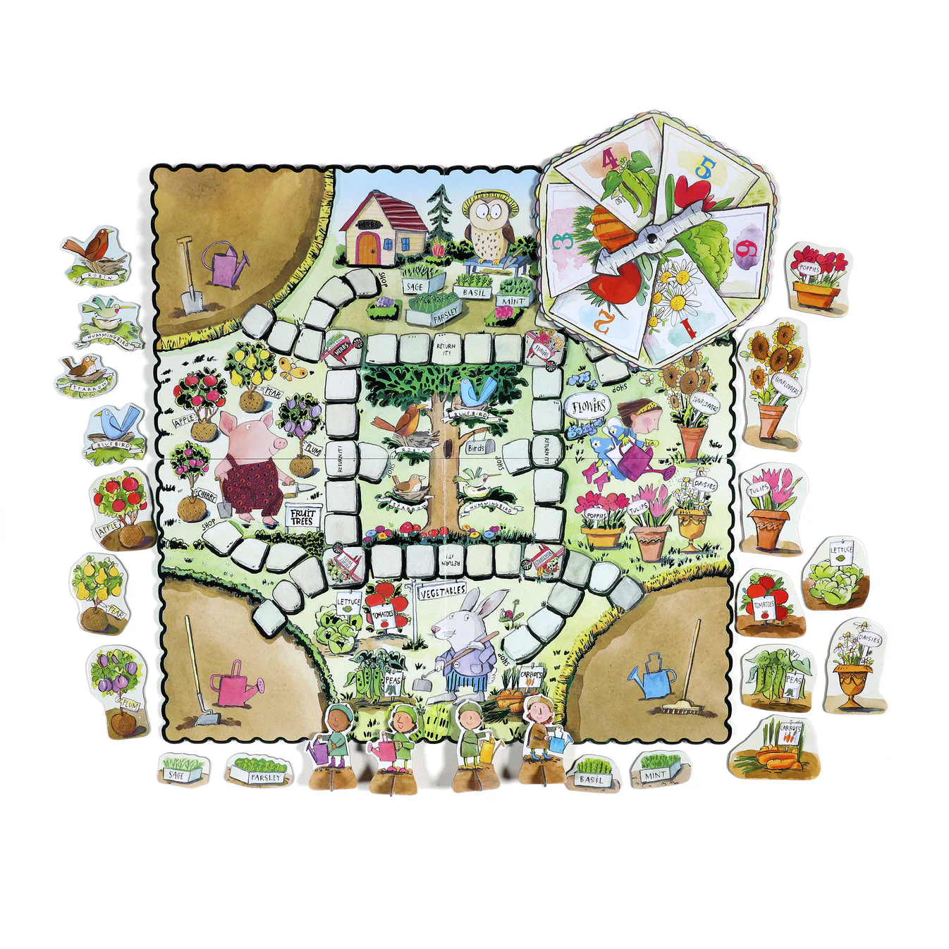 Gathering a Garden - Foil Game by Eeboo - Image 4