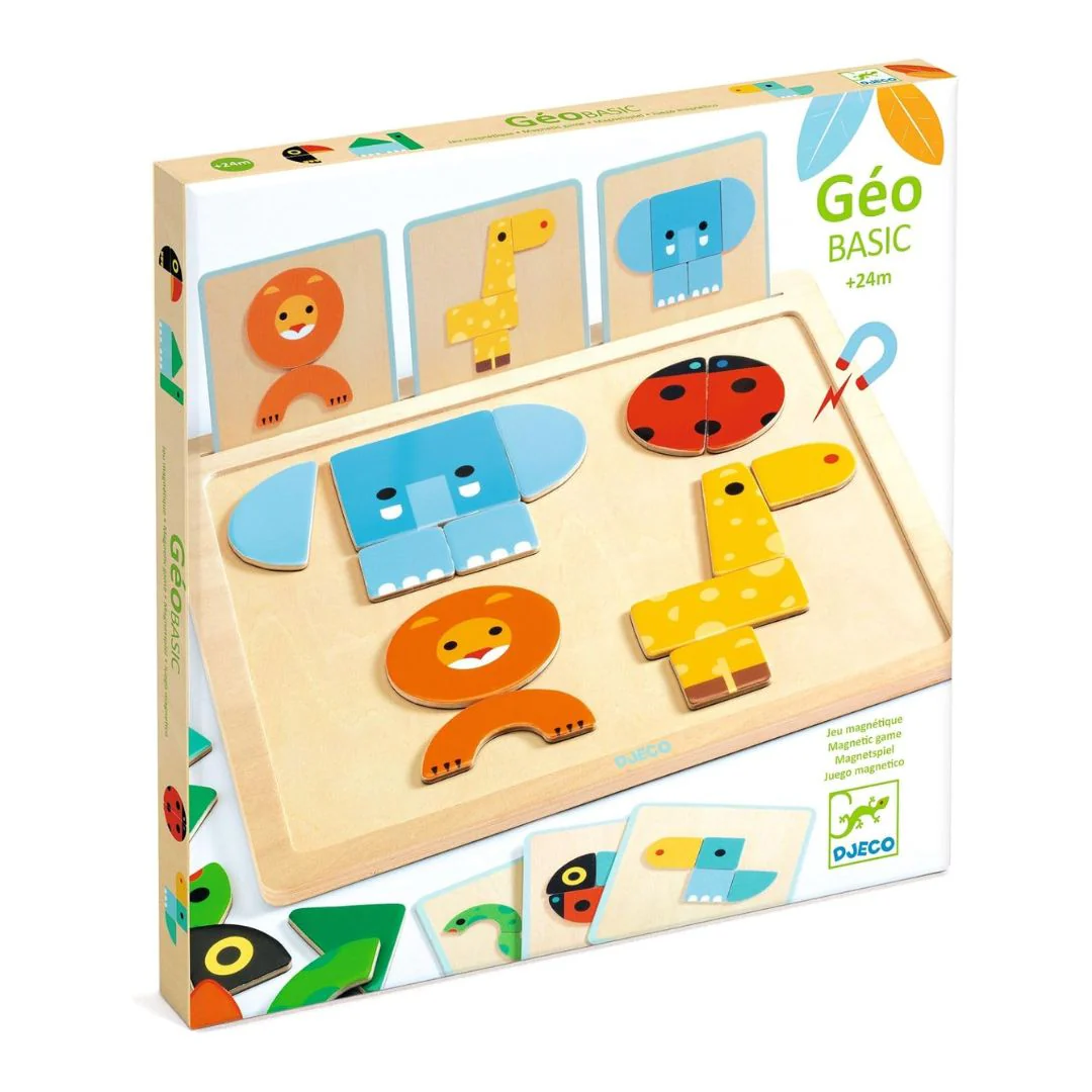 GeoBasic Magnetic Animal Game by Djeco - Image 2