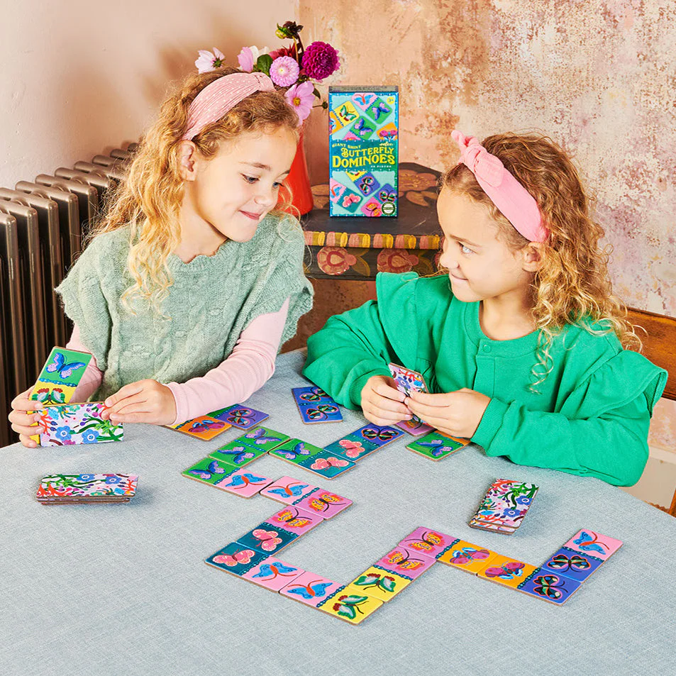 Giant Shiny Butterfly Dominoes by Eeboo - Image 2