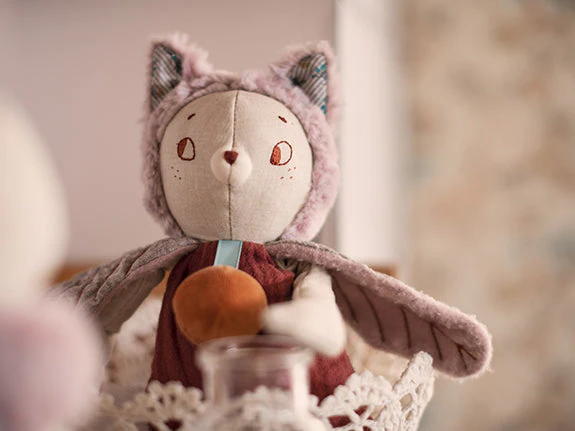 Giboulee the Cat Stuffed Toy by Moulin Roty - Image 2