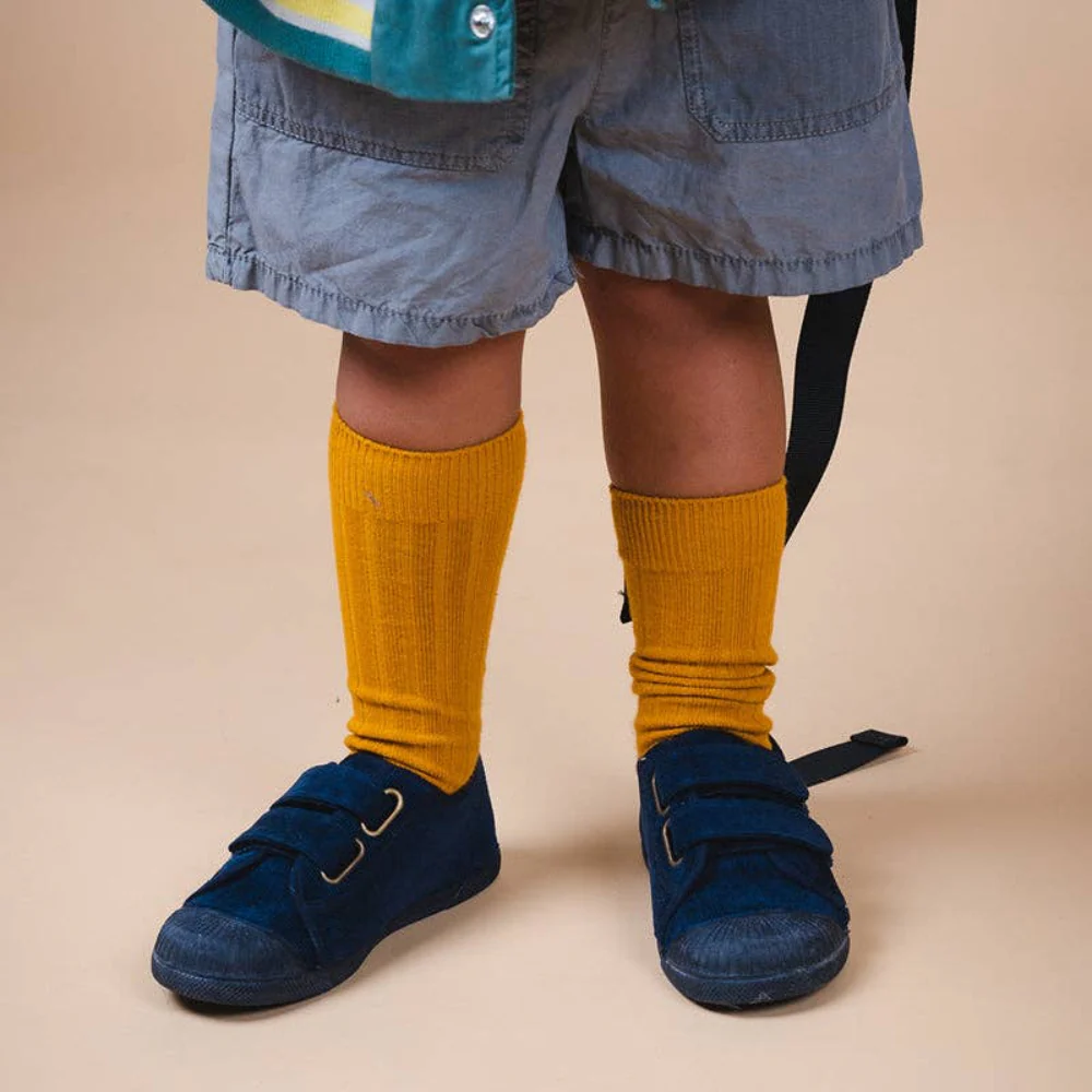 Gigi Corduroy Sneakers - Navy by Childrenchic - FINAL SALE - Image 2