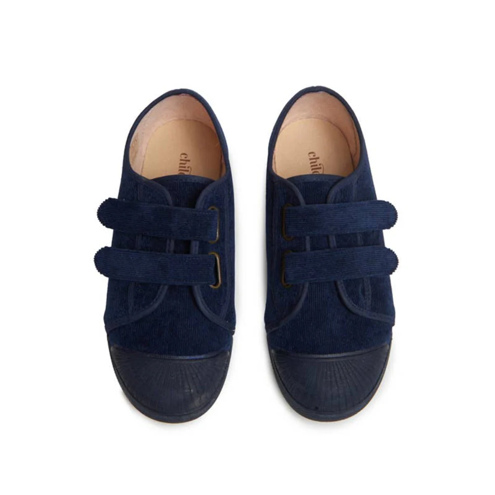 Gigi Corduroy Sneakers - Navy by Childrenchic - FINAL SALE - Image 3