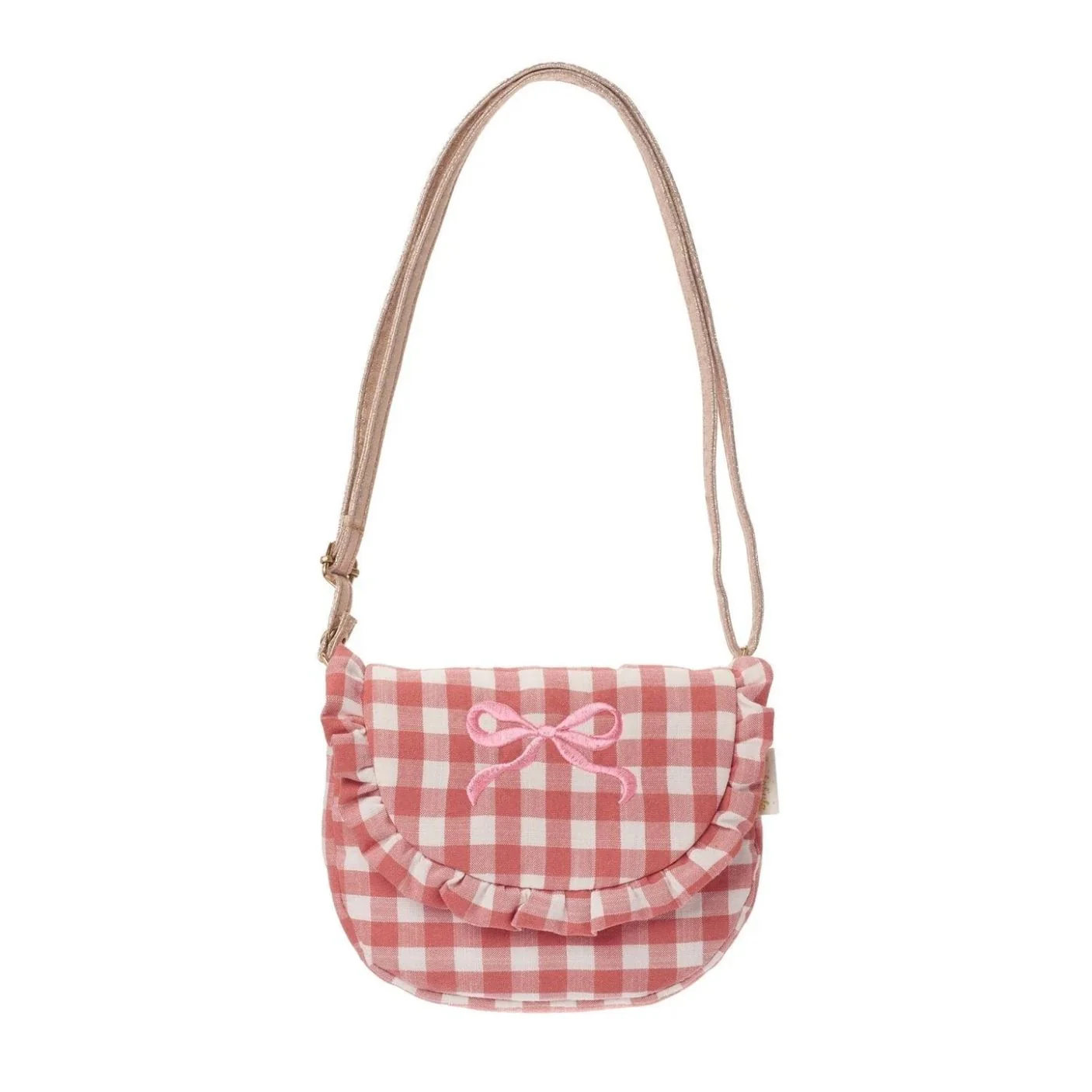 Gingham Ruffle Bow Bag by Rockahula Kids