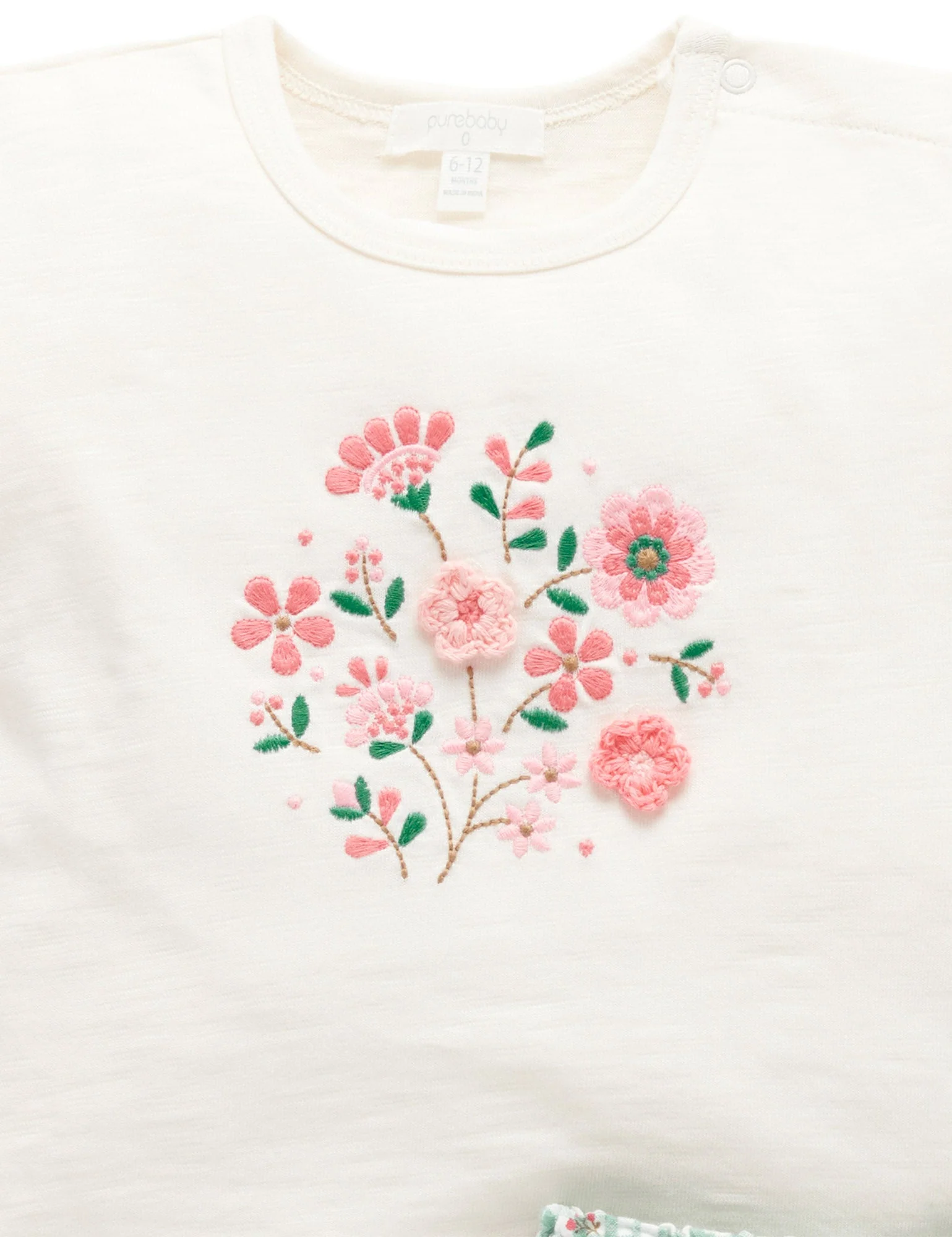 Gingham Set - Frida Print by Purebaby - Image 4